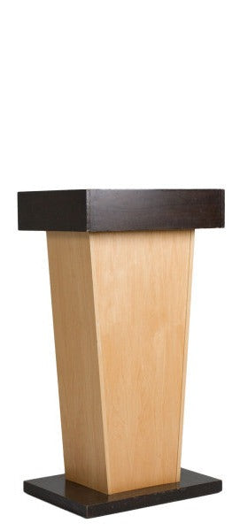 48"H Podium - Walnut / Maple