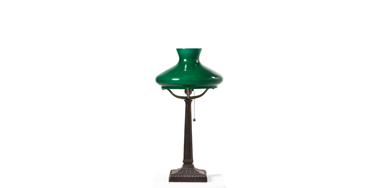23"H Bronze Post Table Lamp