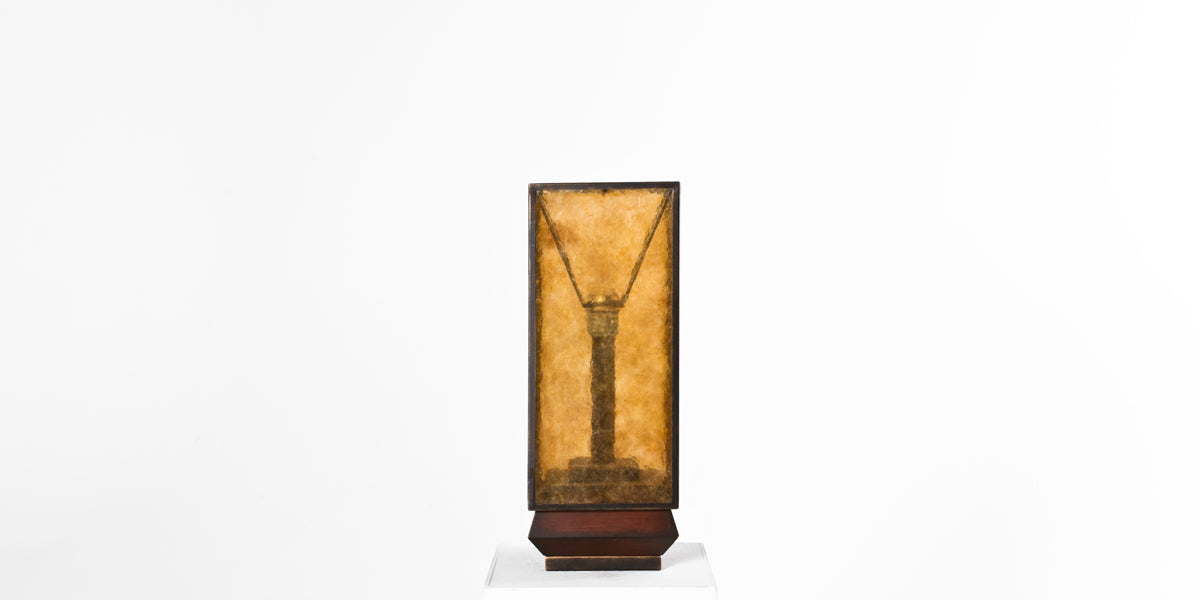 21"H Plexiglass Mission Table Lamp