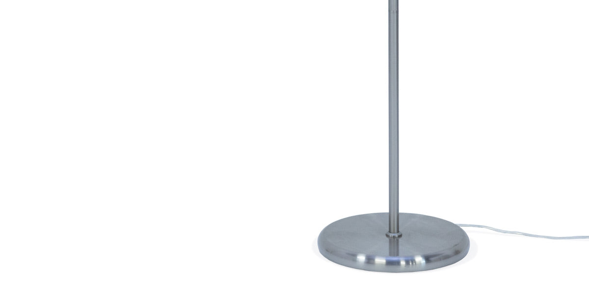 61.5"H Silver Floor Lamp