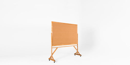 Doubled Sided Mobile Bulletin Board