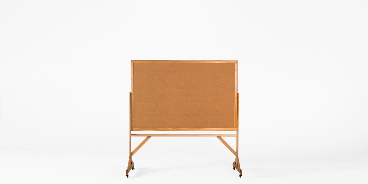 Doubled Sided Mobile Bulletin Board