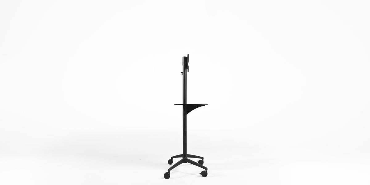 Black Flat Panel TV Cart