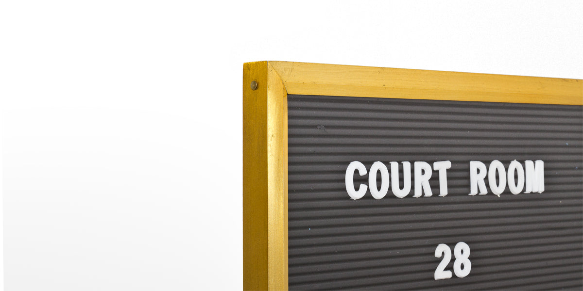 15"W x 12"H Letter Sign Stanchion