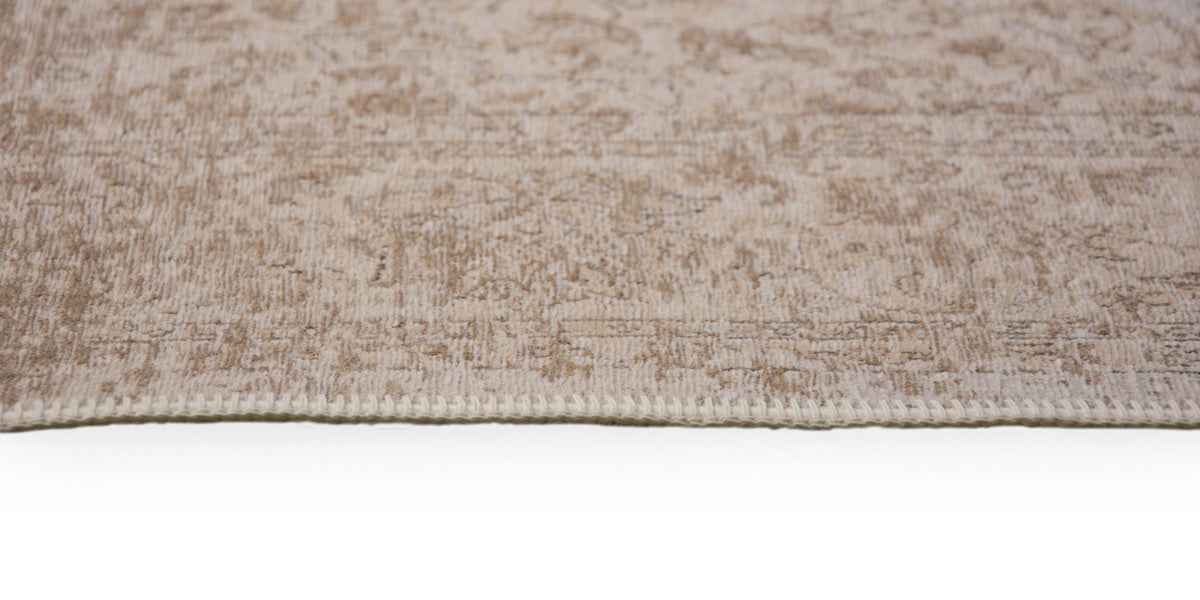 Woven-sand Cotton & Wool Rug