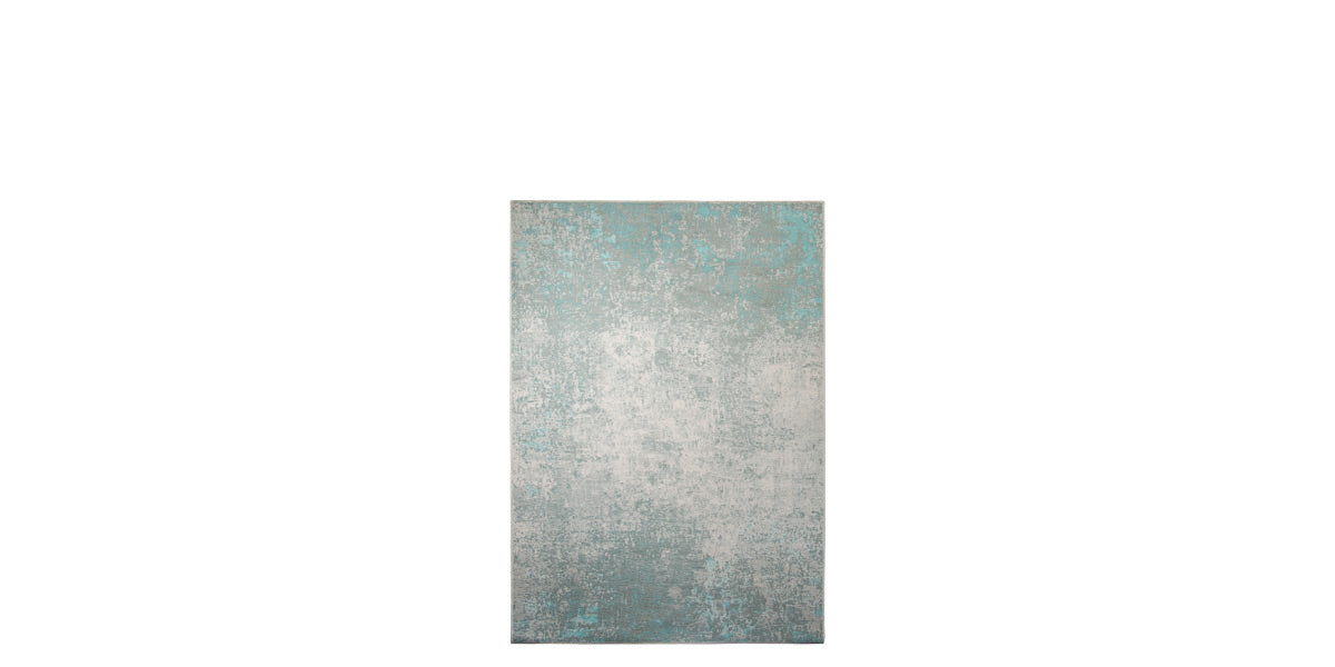 Woven Rug in Mint Green