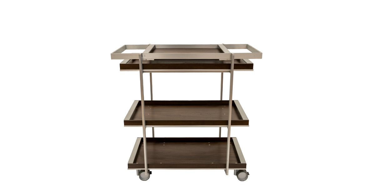 Serving Cart with Removable Tray