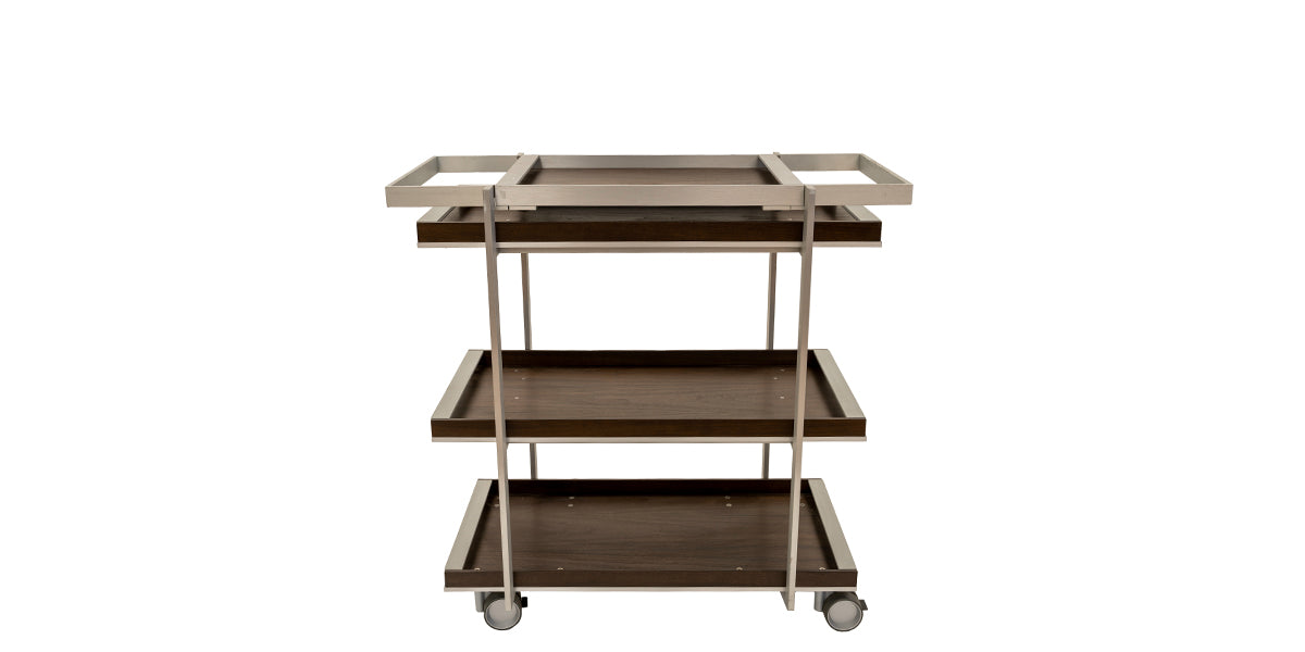 Serving Cart with Removable Tray