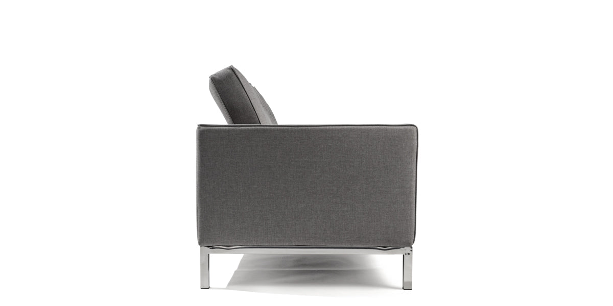 91.5"W Light Grey Loft Sofa