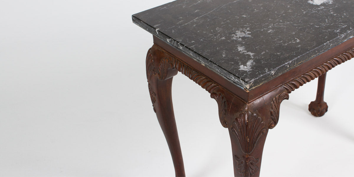 38"W Mahogany Console