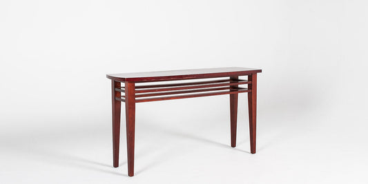 52"W Cherry Console Table