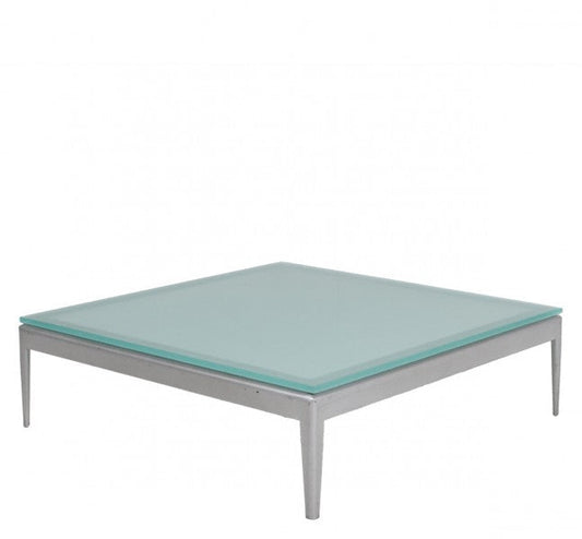 30" Frosted Glass Coffee Table
