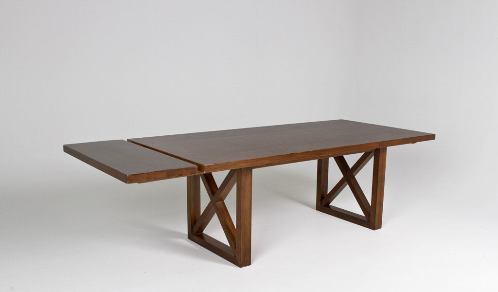 82"W - 114"W Walnut Table