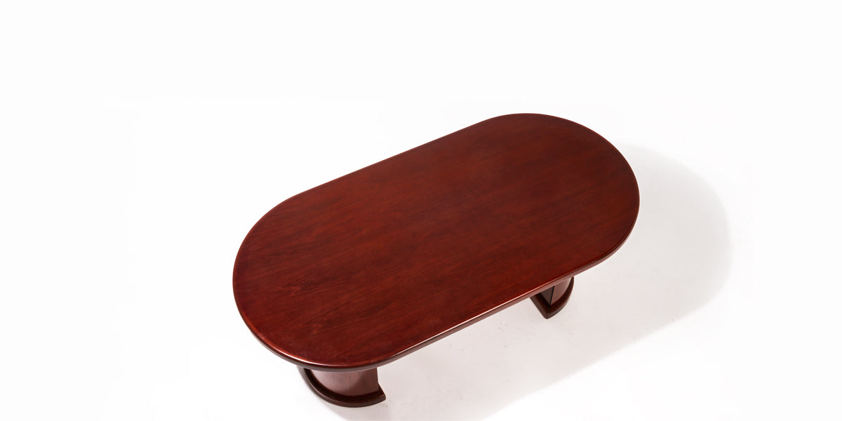 72"W Cherry Oval Conference Table