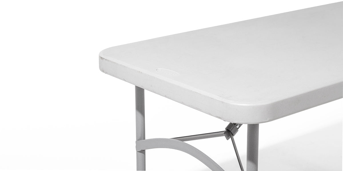 48"W Folding Table- Grey
