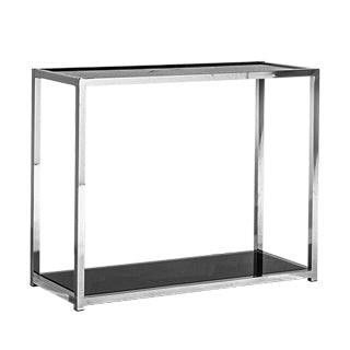 36"W Chrome Console Table