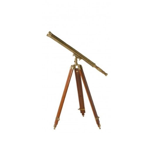 Brass and Wood Telescope