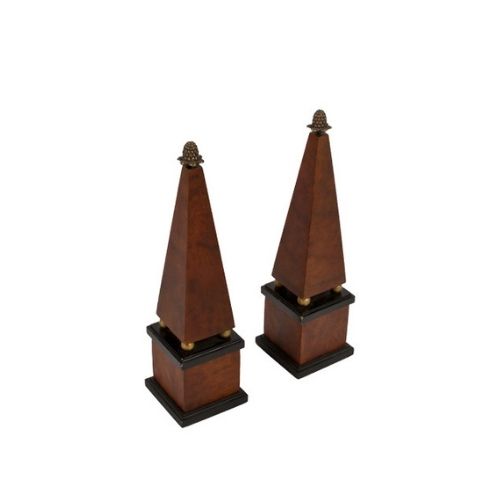 Burl Wood Obelisks