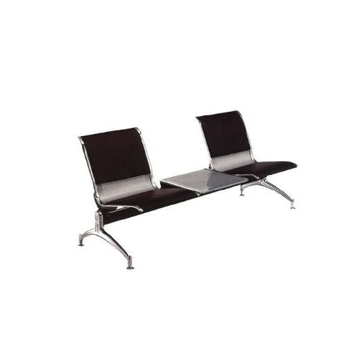 Black Leather Tadem 2-seater