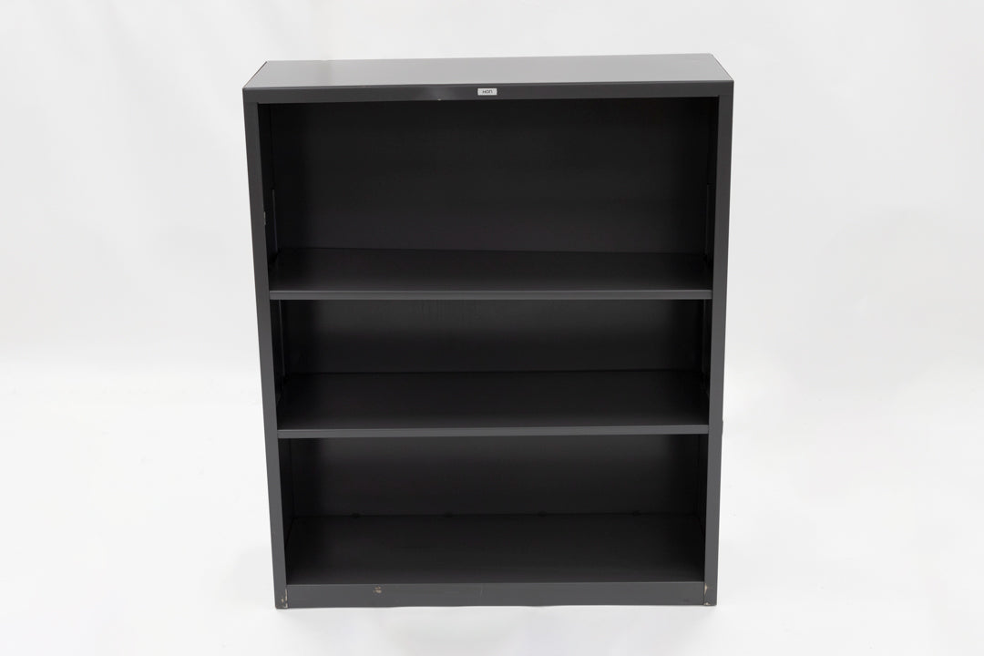 41"h Metal Bookcase- Grey