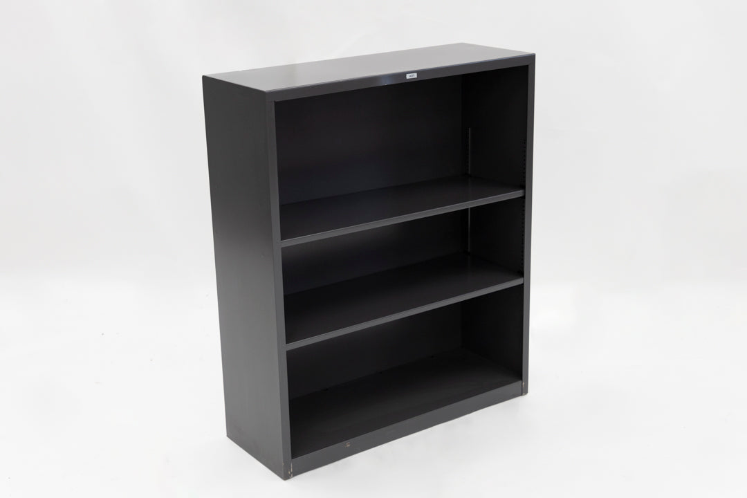 41"h Metal Bookcase- Grey