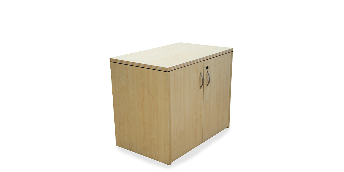 Maple 2 Door Storage Cabinet with Handles