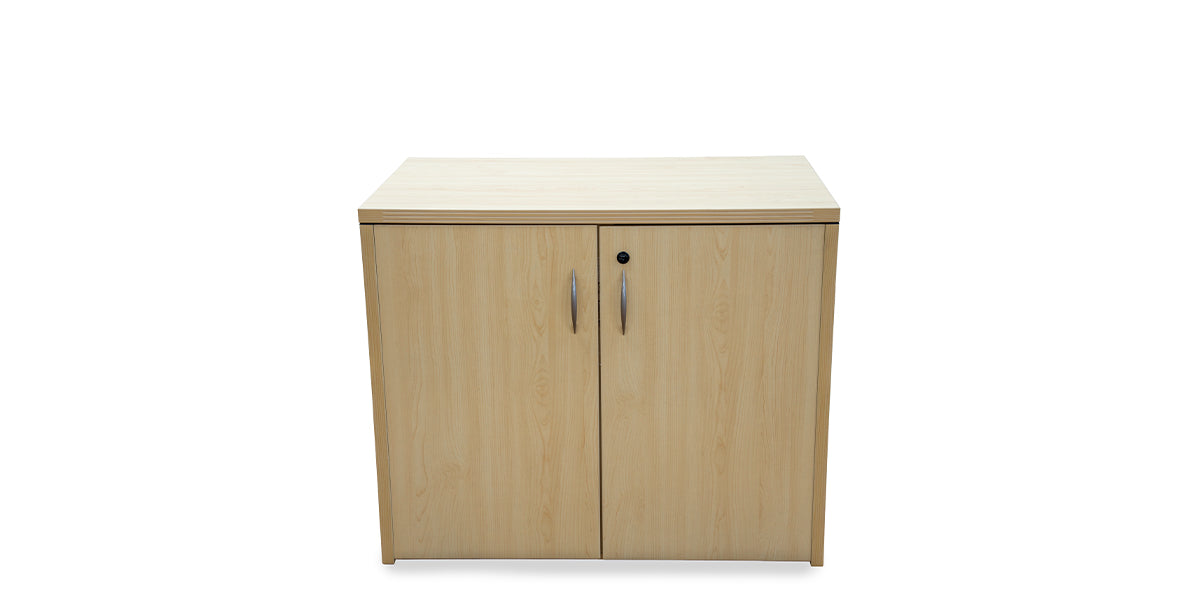 Maple 2 Door Storage Cabinet with Handles