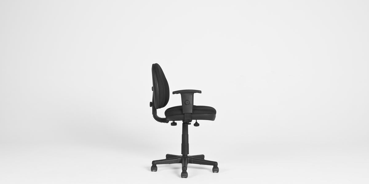 Black Fabric Task Chair