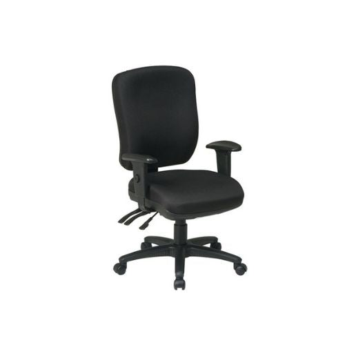 Black Fabric Task Chair