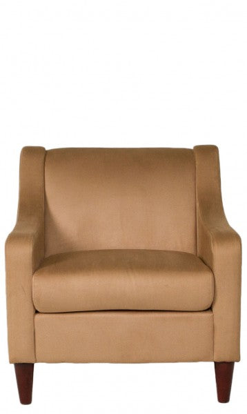 Tan Fabric Club Chair