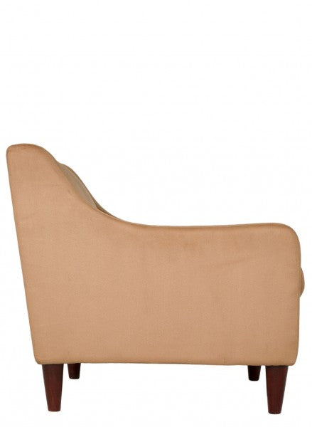 Tan Fabric Club Chair