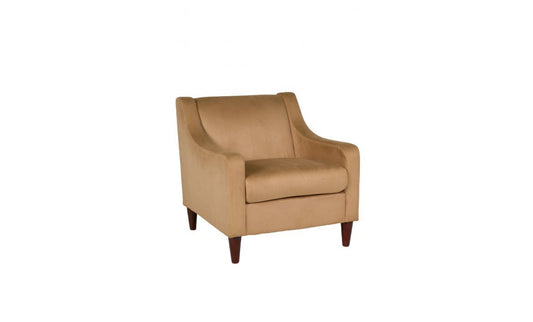 Tan Fabric Club Chair