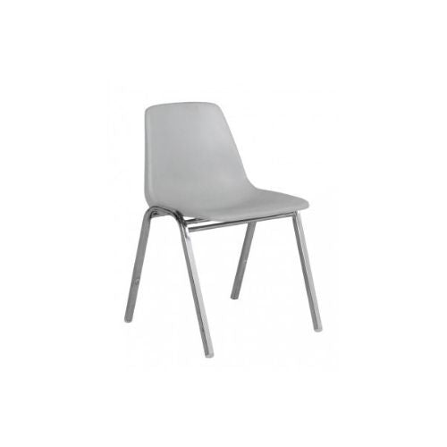 Grey Poly Shell Stack Chair – Arenson Props