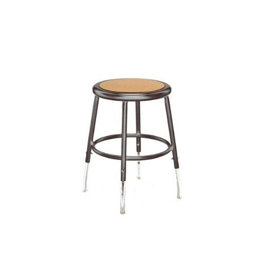 Polished Grey Metal Stool