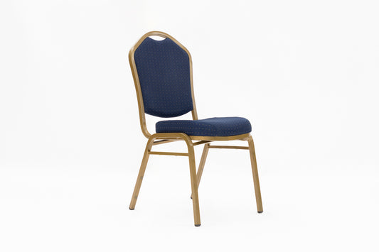 Blue Polka Dot Banquet Chair