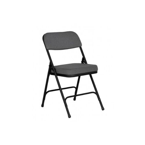 Grey Fabric Folding Chair