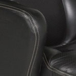 High Back Executive Chair- Black Leather