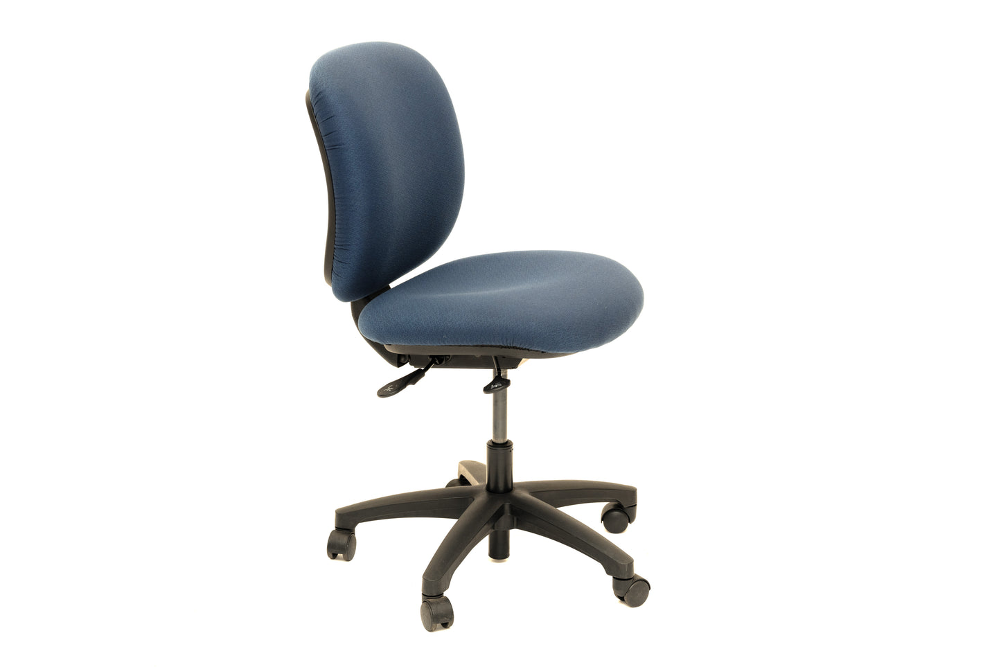 Blue Armless Task Chair