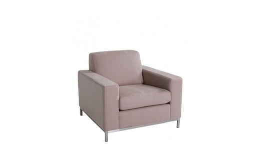 Lavender Grey Fabric Chair