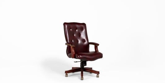 Oxblood Executive High Back Chair