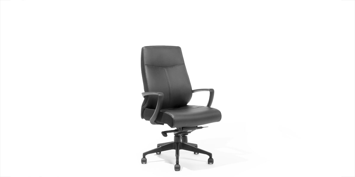 Black Leather High Back Executive Chair