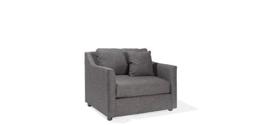 45"W Grey Chair