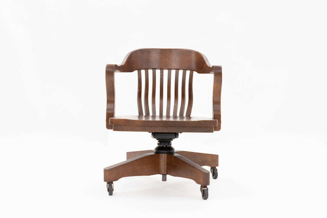 Boston Swivel Chair - Walnut