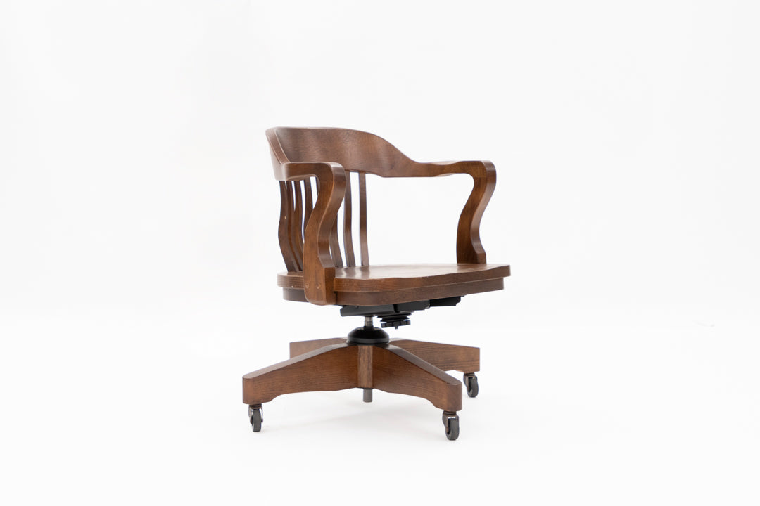 Boston Swivel Chair - Walnut