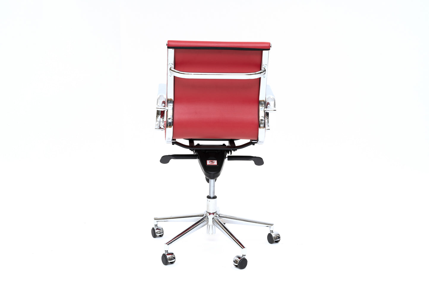 Red Eames Style Mid Back Chair