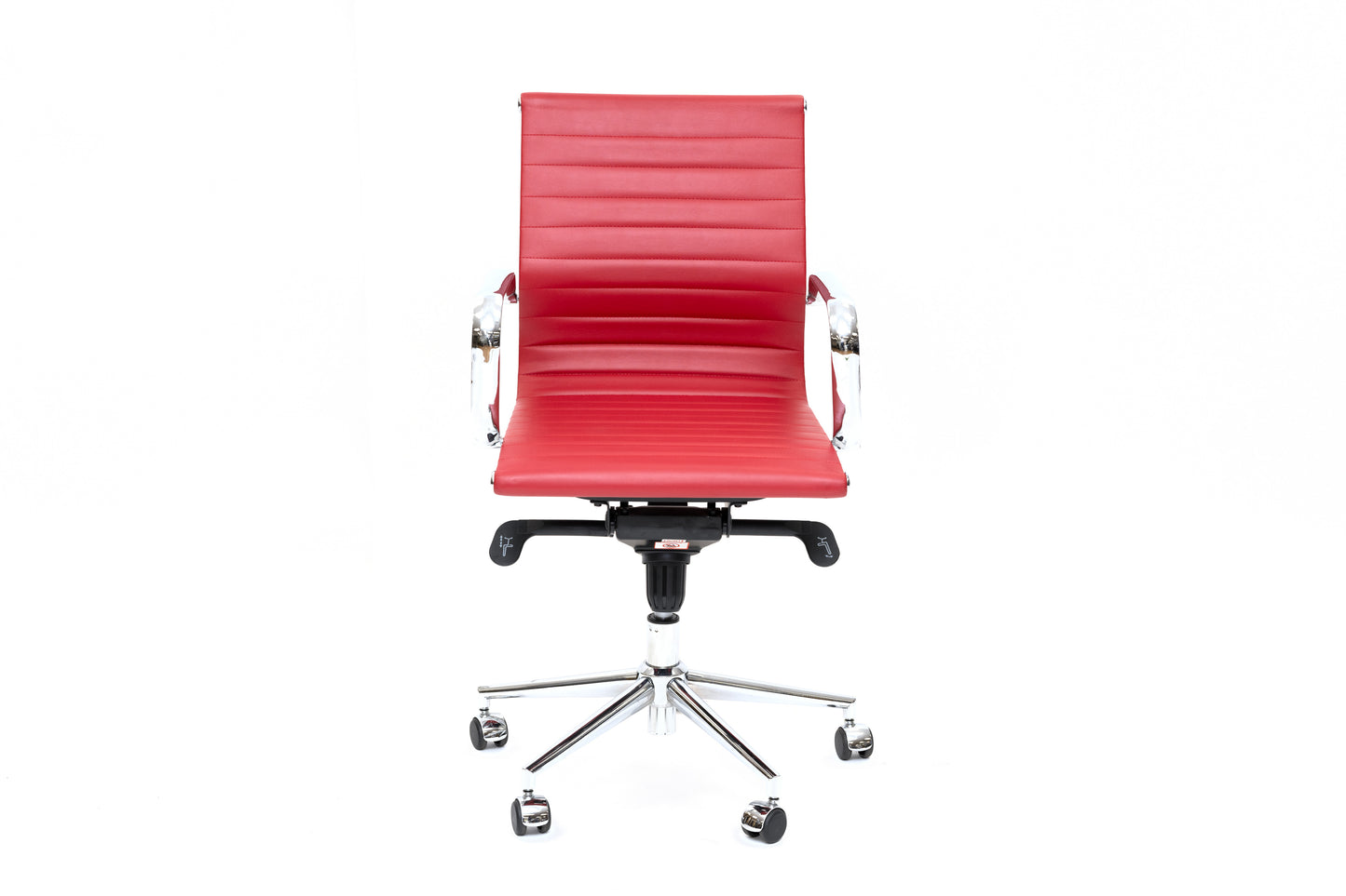 Red Eames Style Mid Back Chair