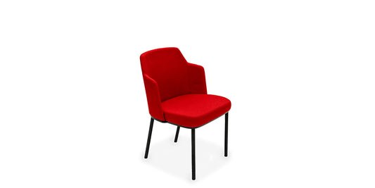 Red Knoll Arm Chair