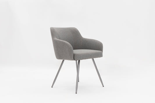 Tweed Guest Chair - Grey