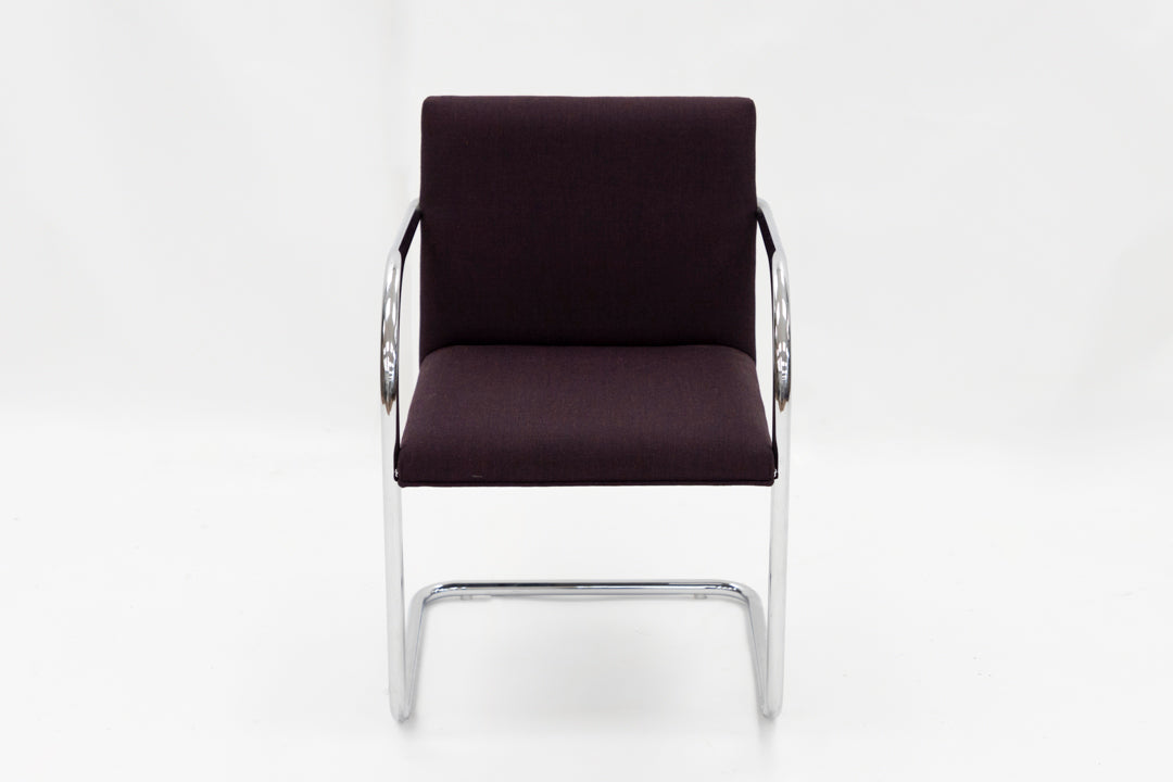 Bruno Arm Chair - Eggplant Fabric