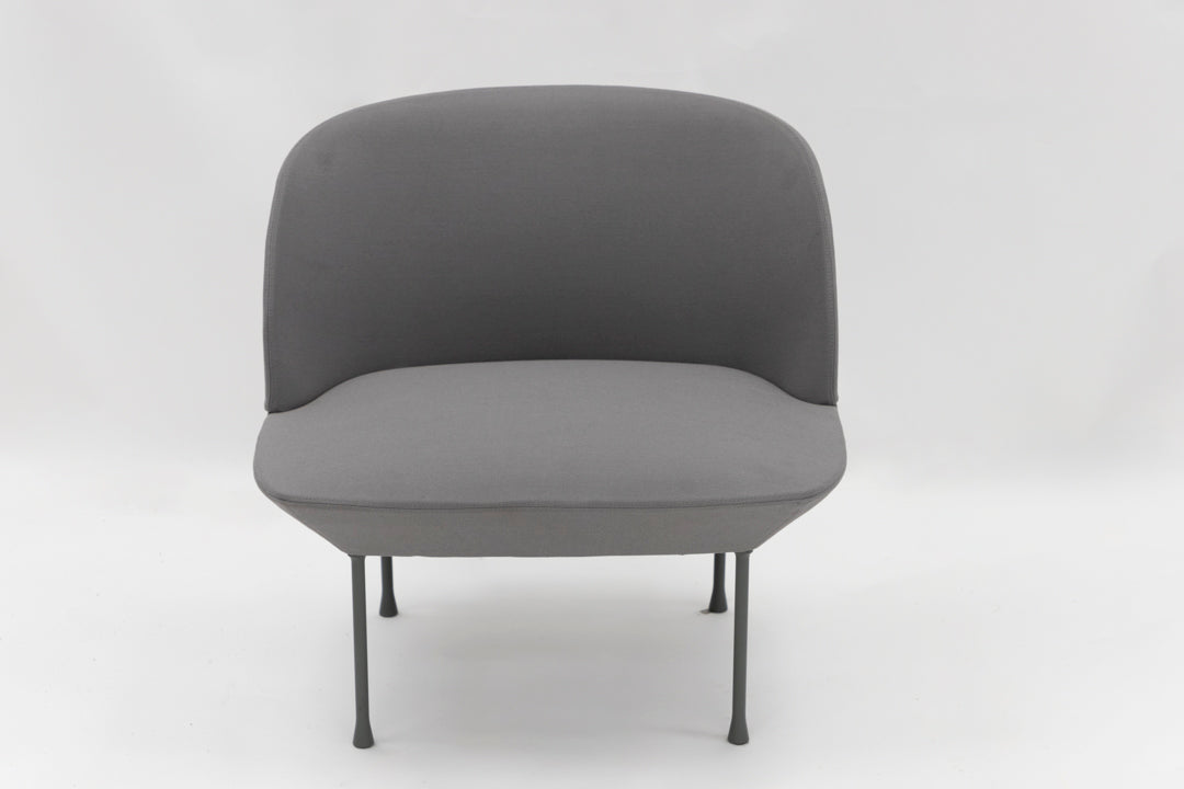 Armless Guest Chair - Grey Fabric